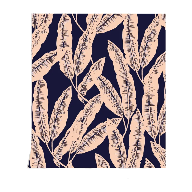Papier peint bleu Plume - Season Paper - The Cool Republic