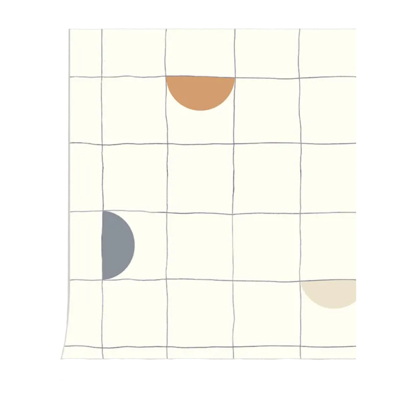 Papier peint moutarde Lune - Season Paper x Heju - The Cool Republic