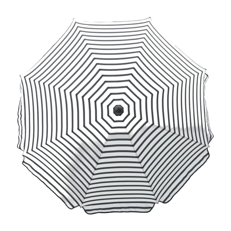 Parasol de plage/jardin Oktogon Noir/Blanc - House Doctor - The Cool Republic