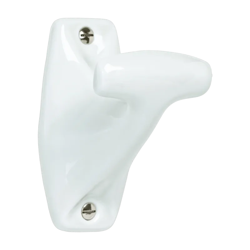 Patère en porcelaine blanche 1930 - Merigous - The Cool Republic