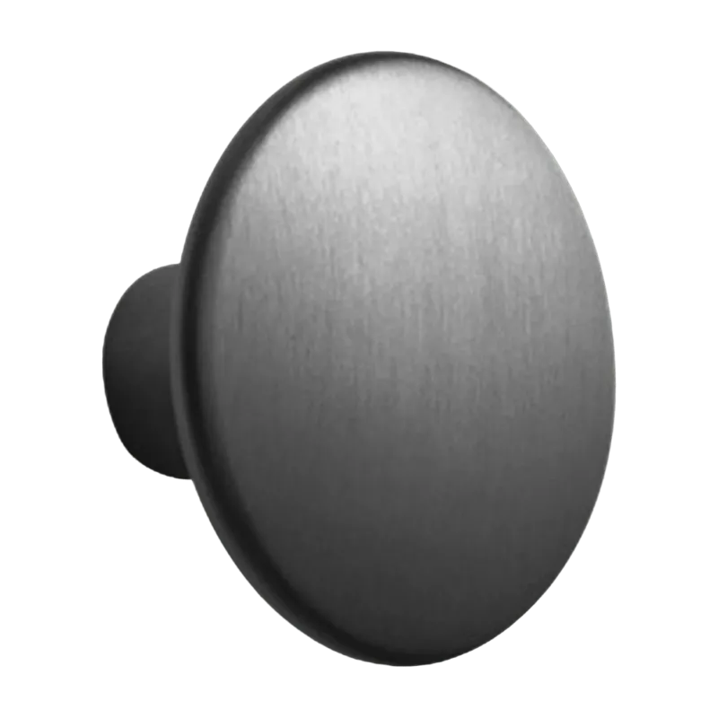 Patère ronde en aluminium noir 5 cm The Dots - Muuto - The Cool Republic