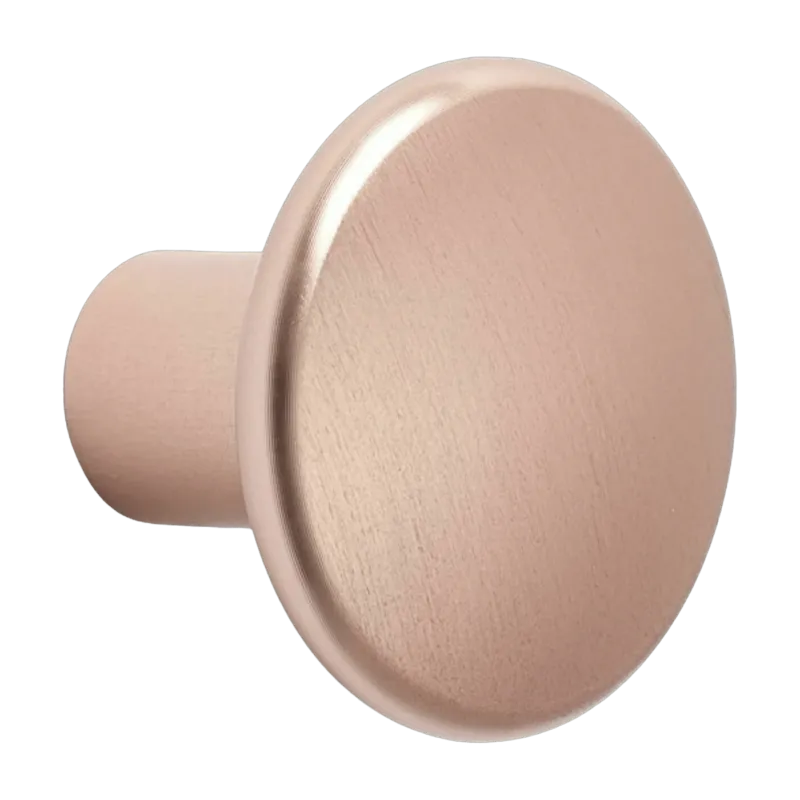 Patère ronde en aluminium rose 2,7 cm The Dots - Muuto - The Cool Republic