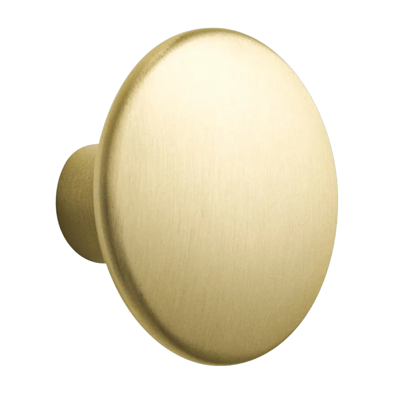 Patère ronde en métal doré 5 cm The Dots - Muuto - The Cool Republic