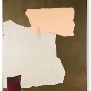 Peinture abstraite moutarde 100 x 120 cm - HKliving - The Cool Republic