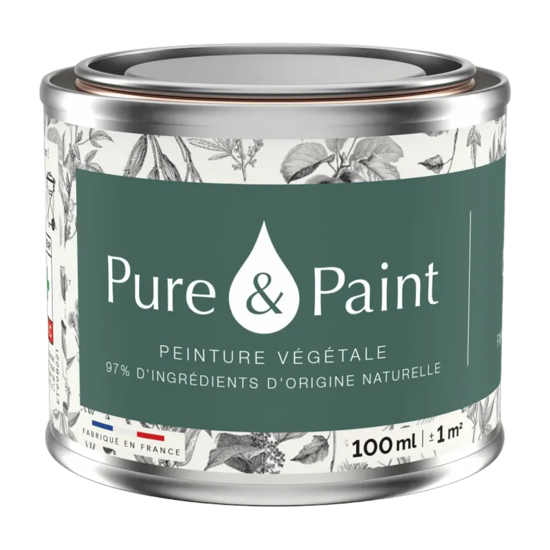 Peinture végétale velouté Olivier 100ML - Pure & Paint - The Cool Republic