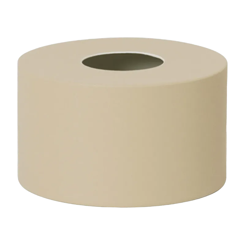 Petit abat jour disque en métal beige Cashmere - Ferm Living - The Cool Republic