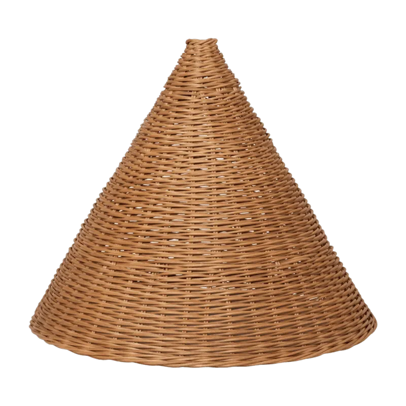 Petit abat-jour en rotin naturel 45 x 37 cm Dou - Ferm Living - The Cool Republic