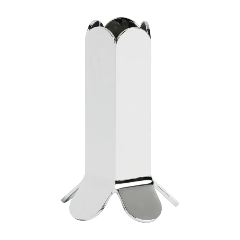 Petit bougeoir en zinc miroir Arcs Candleholder - Hay - The Cool Republic