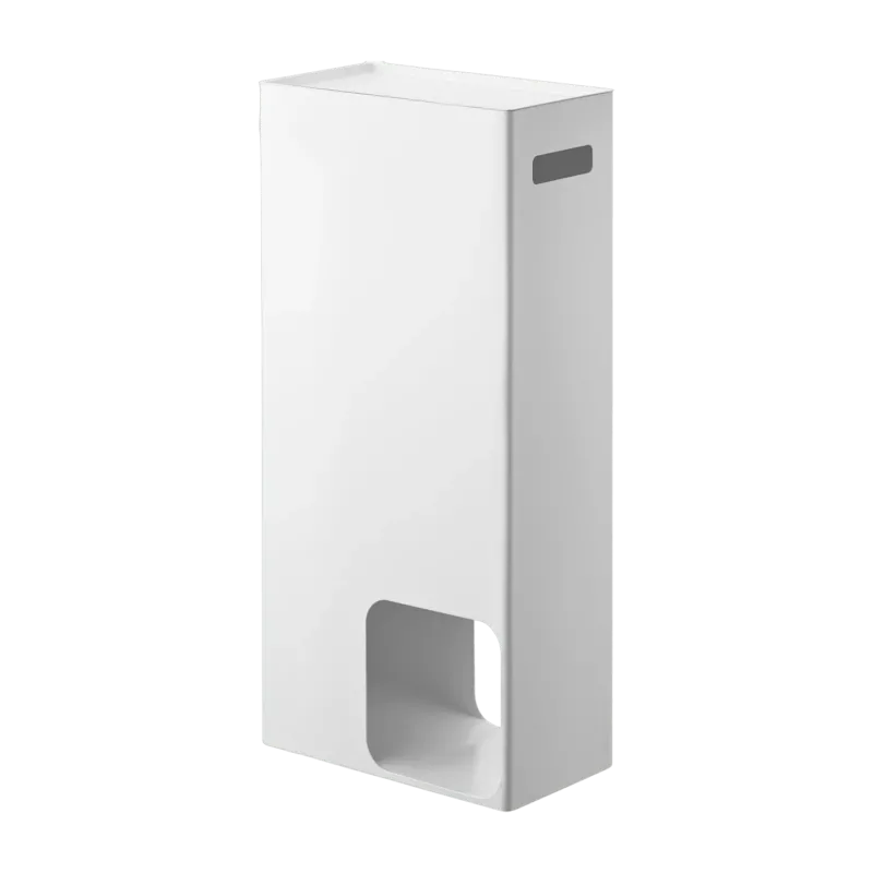 Petit meuble de rangement à papier toilette blanc - Yamazaki - The Cool Republic