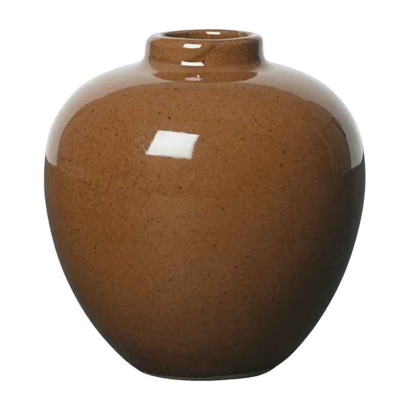 Petit vase en porcelaine terre 6,5 x 7,5 cm Ary - Ferm Living - The Cool Republic