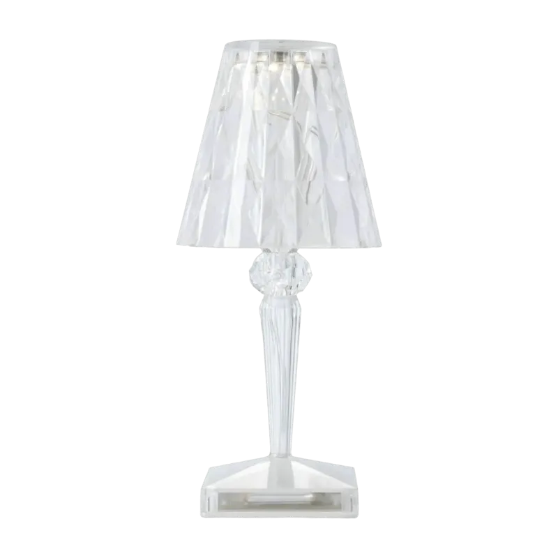 Petite lampe sans fil LED transparente Battery - Kartell - The Cool Republic