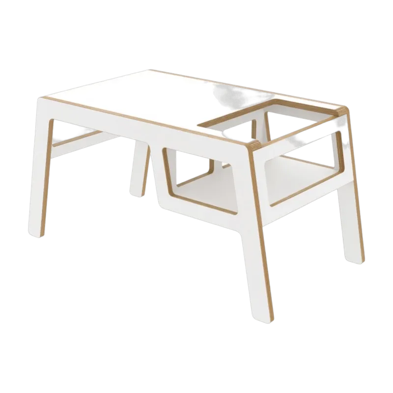 Petite table blanche Flex - Nuki Shop - The Cool Republic