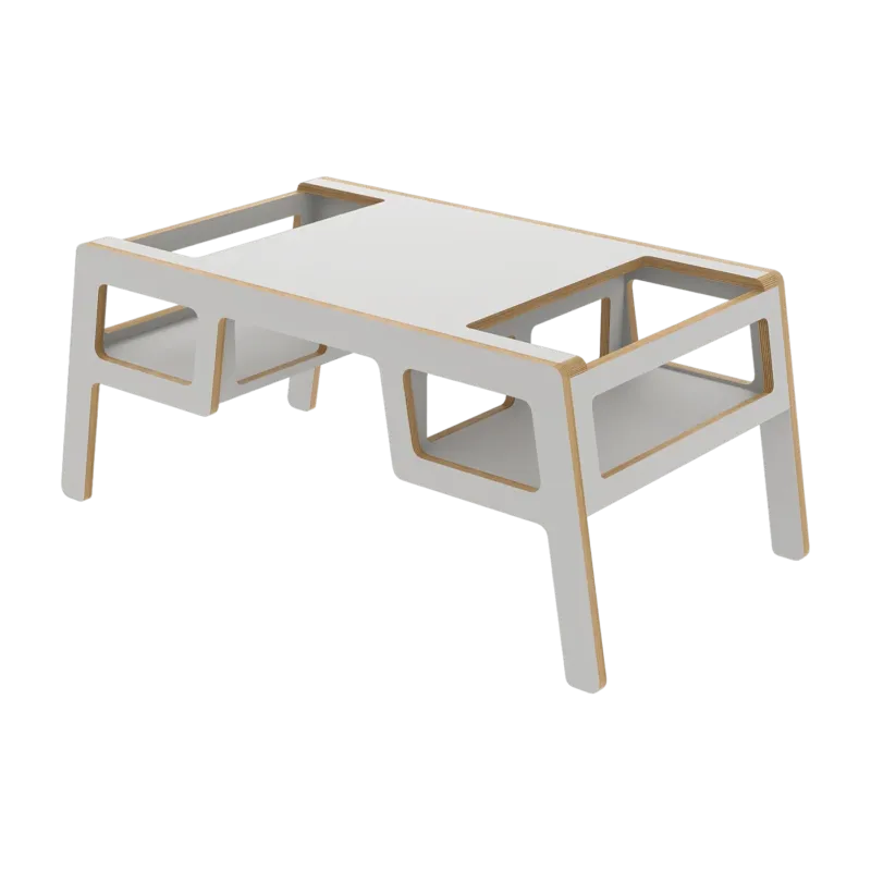 Petite table grise double Flex - Nuki Shop - The Cool Republic