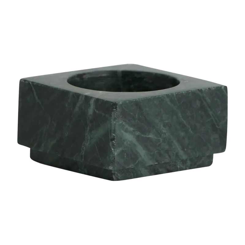 Photophore en marbre vert 5,7 x 3 cm Haida S - Nordal - The Cool Republic