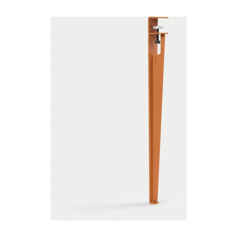 Pied de table en acier rouge tangerine 75cm - TIPTOE - The Cool Republic