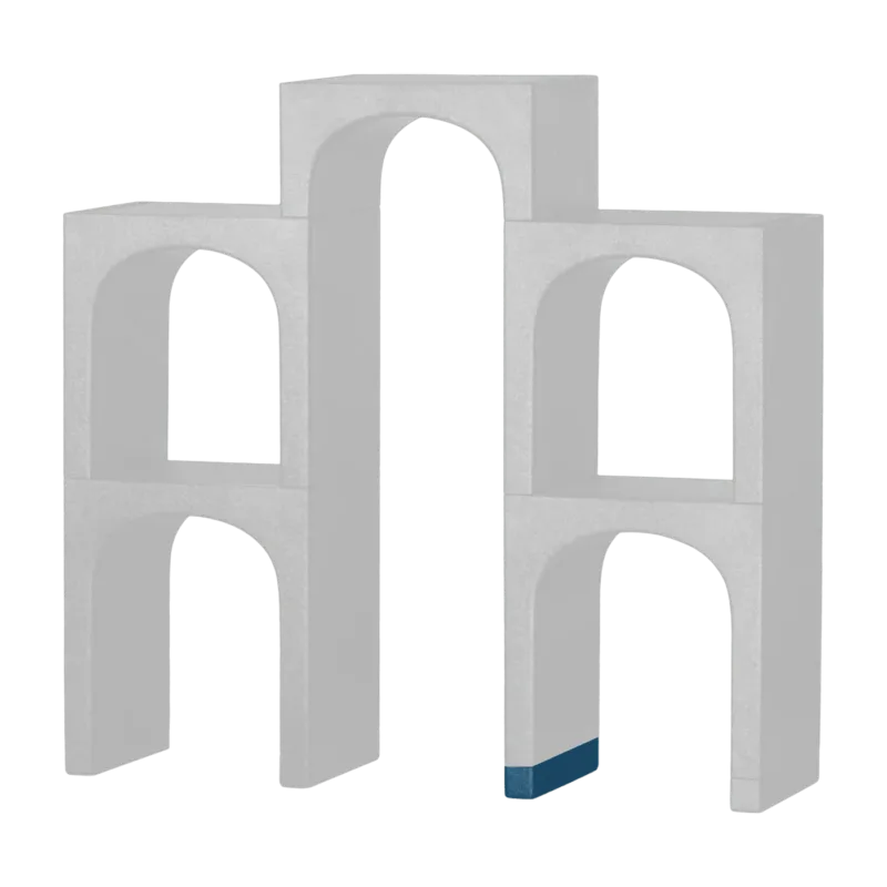 Pied pour modules bleus Eur - Magis - The Cool Republic