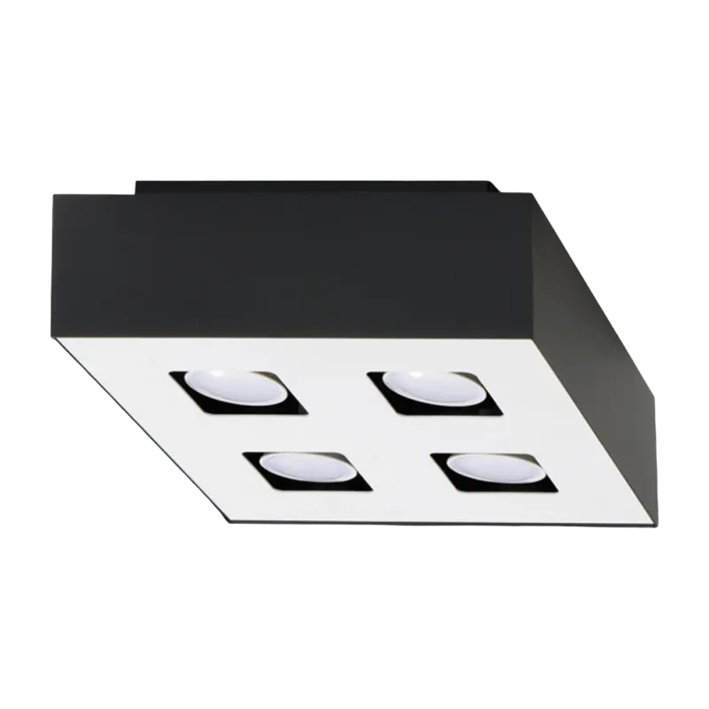 Plafonnier 4 ampoules Mono - Sollux - The Cool Republic