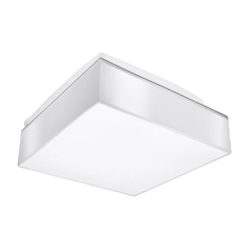 Plafonnier carré blanc 35 cm Horus - Sollux - The Cool Republic