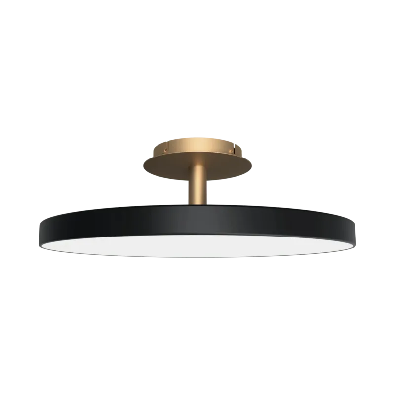Plafonnier en acier noir 43x17cm Asteria - Umage - The Cool Republic