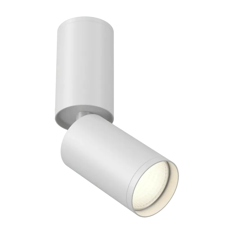 Plafonnier en aluminium blanc 19,2 x 5,2 cm Focus S - Maytoni - The Cool Republic