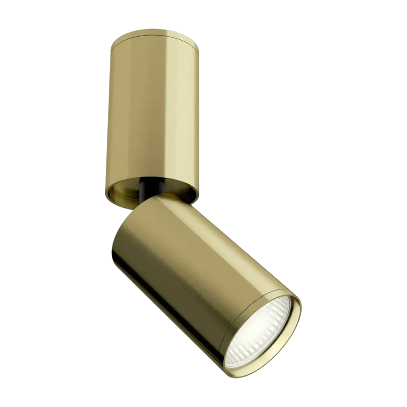 Plafonnier en aluminium couleur laiton 19,2 x 5,2 cm Focus S - Maytoni - The Cool Republic