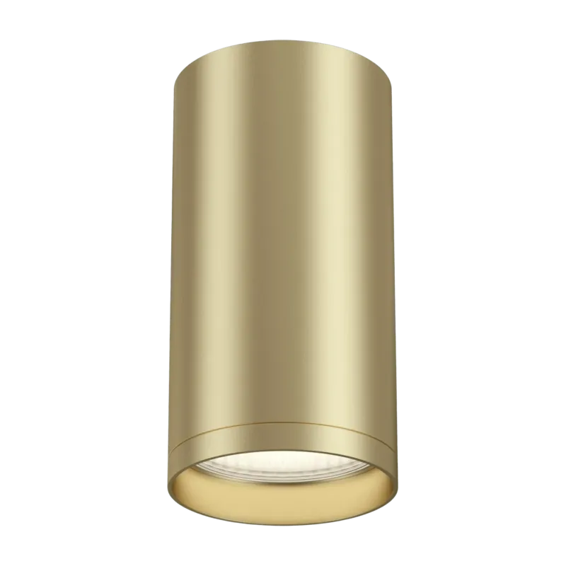 Plafonnier en aluminium or mat 10 x 5,2 cm Focus S - Maytoni - The Cool Republic