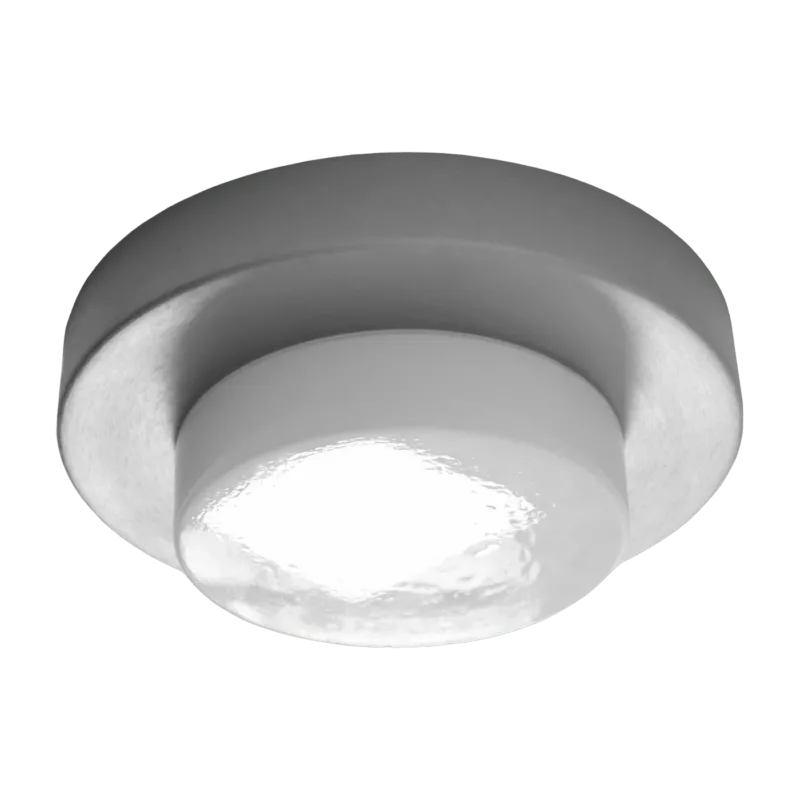 Plafonnier pour salle de bain argenté Lia IP44 - ENOstudio - The Cool Republic