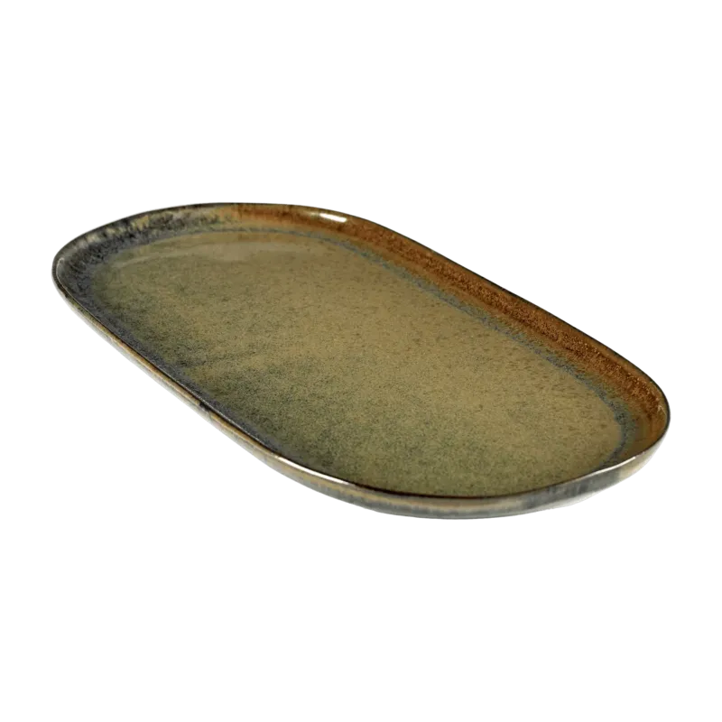 Plat de service Tapas Surface 17 x 35,5 cm Indi gris - Serax - The Cool Republic