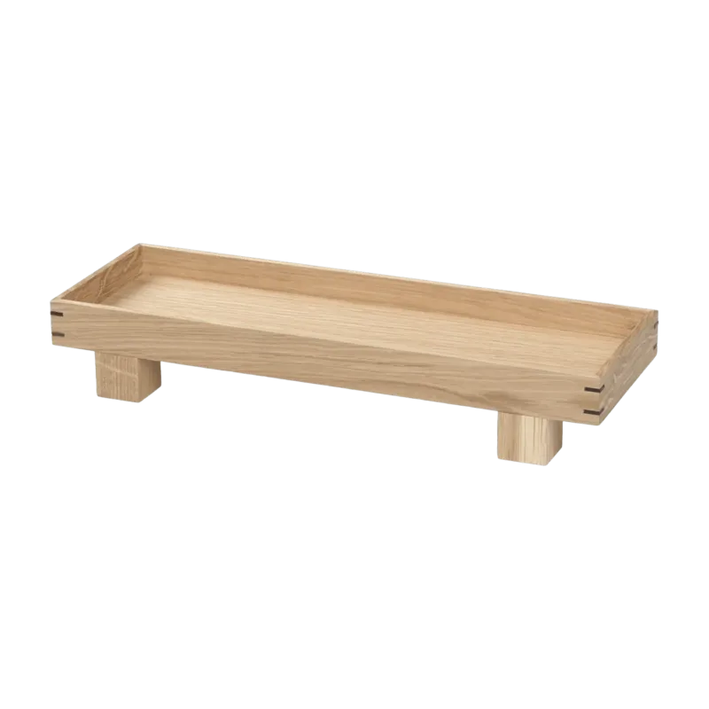 Plateau en chêne naturel 36 x 6 x 12 cm Bon - Ferm Living - The Cool Republic