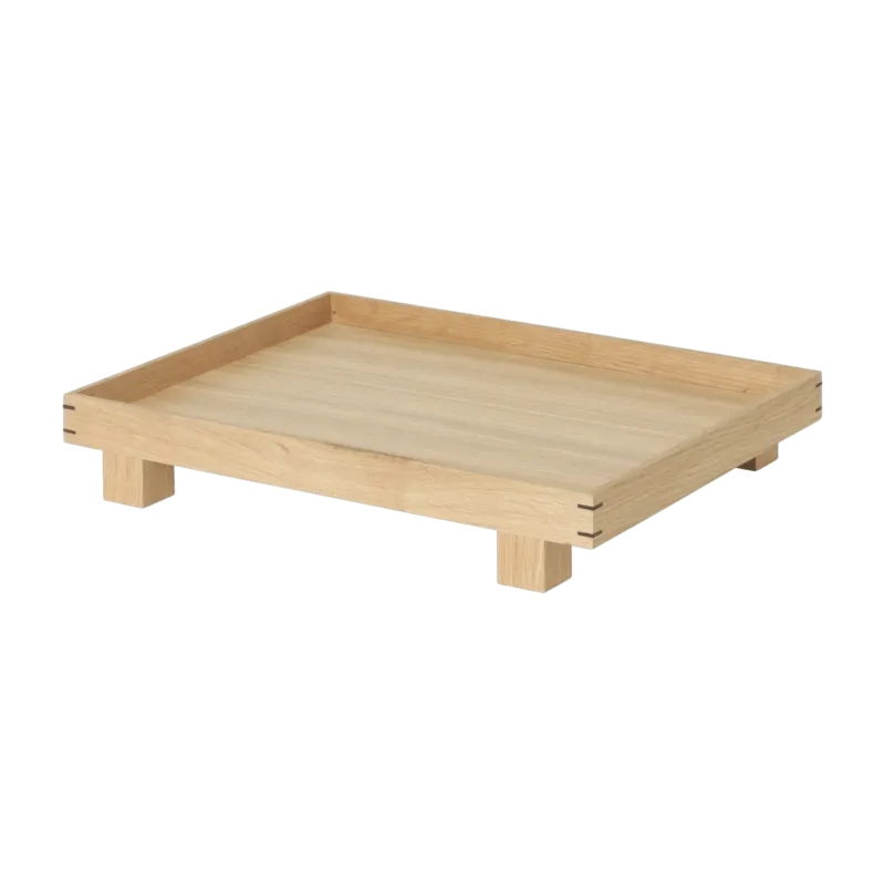 Plateau en chêne naturel 36 x 6 x 28 cm Bon - Ferm Living - The Cool Republic