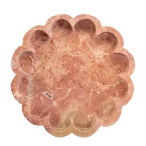 Plateau en marbre rose de kalipare 25x4cm Sam - Versmissen - The Cool Republic