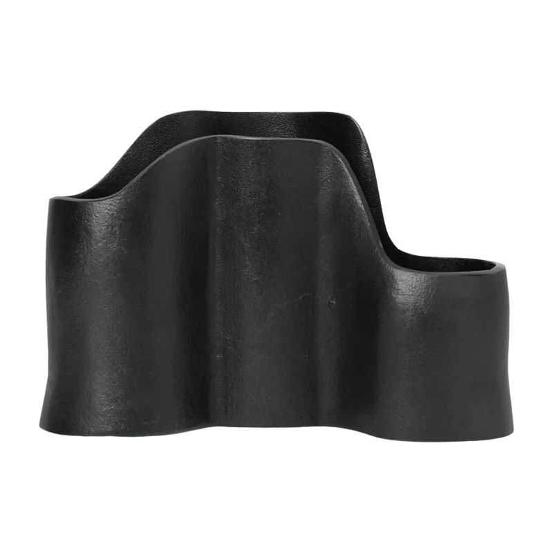 Porte-crayons en aluminium noir Yama - Ferm Living - The Cool Republic