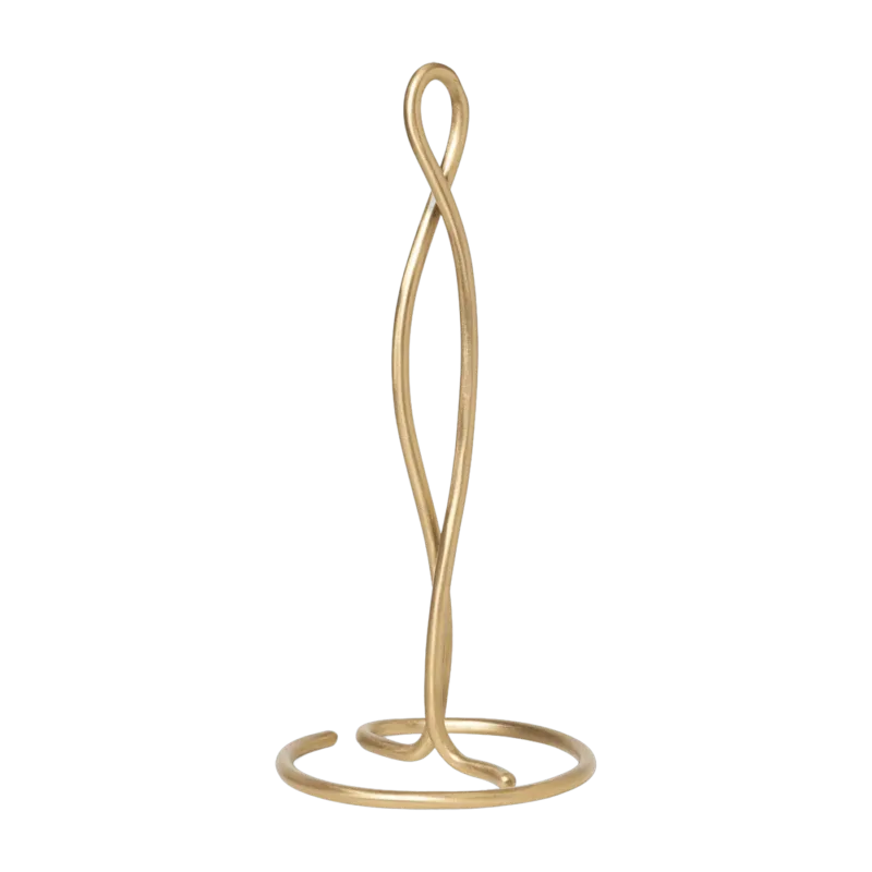 Porte essuie-tout laiton 14 x 30,5 cm Curvature - Ferm Living - The Cool Republic