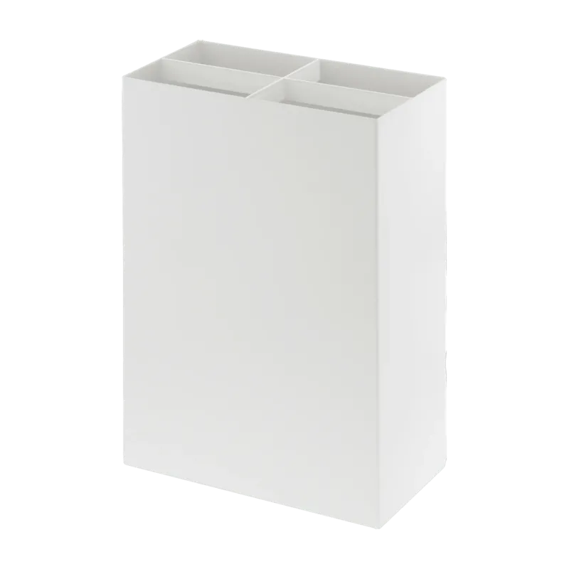 Porte-parapluies en acier blanc Smart - Yamazaki - The Cool Republic