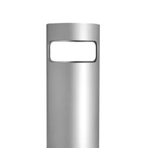 Porte-parapluies en plastique recyclé gris argenté 60 x 25 cm Umbrella Stand - Kartell - The Cool Republic