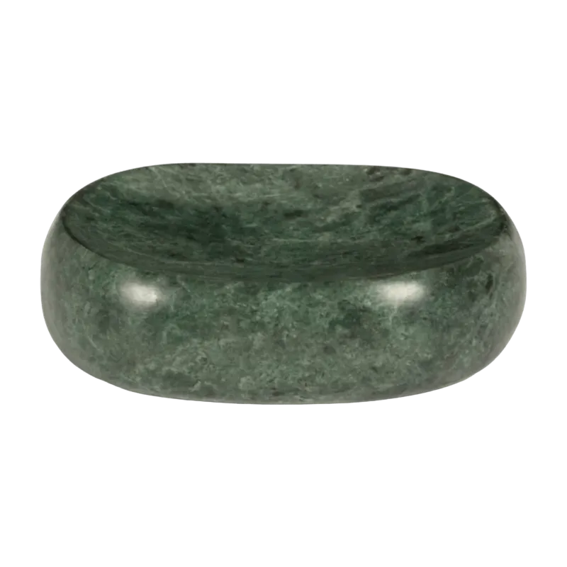 Porte savon en marbre vert - Stoned - The Cool Republic