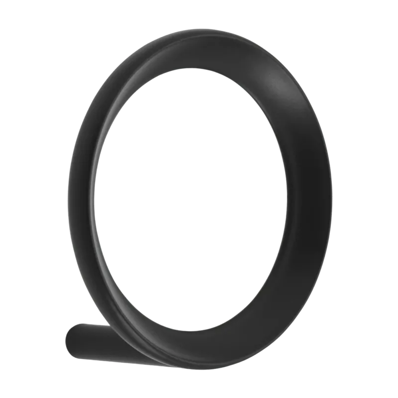 Portemanteau noir 7,8 cm Loop Hook noir - Normann Copenhagen - The Cool Republic