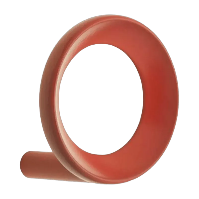 Portemanteau rouge 4,4 cm Loop Hook rouge - Normann Copenhagen - The Cool Republic