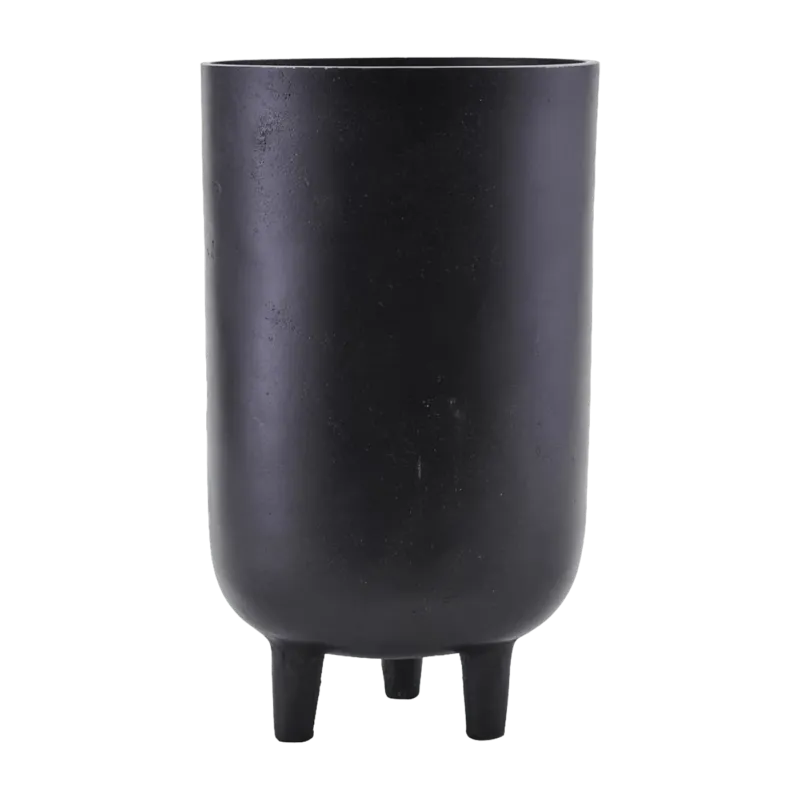 Pot de fleur en aluminium noir 26cm Jang - House Doctor - The Cool Republic