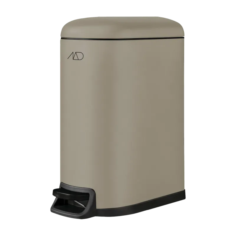 Poubelle de salle de bain taupe Walther - Mette Ditmer - The Cool Republic