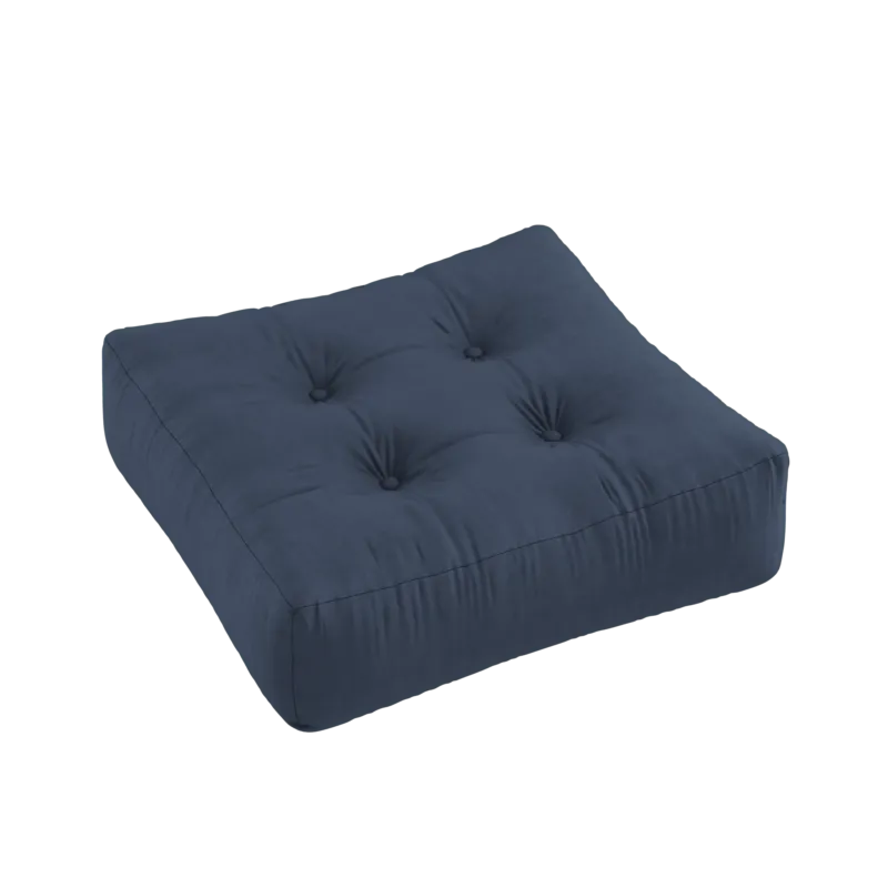 Pouf bleu marine 70x22cm More - Karup Design - The Cool Republic