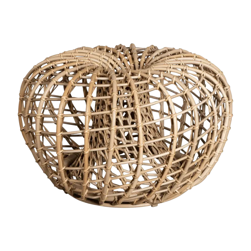 Pouf en cannage naturel Nest - Cane-Line - The Cool Republic