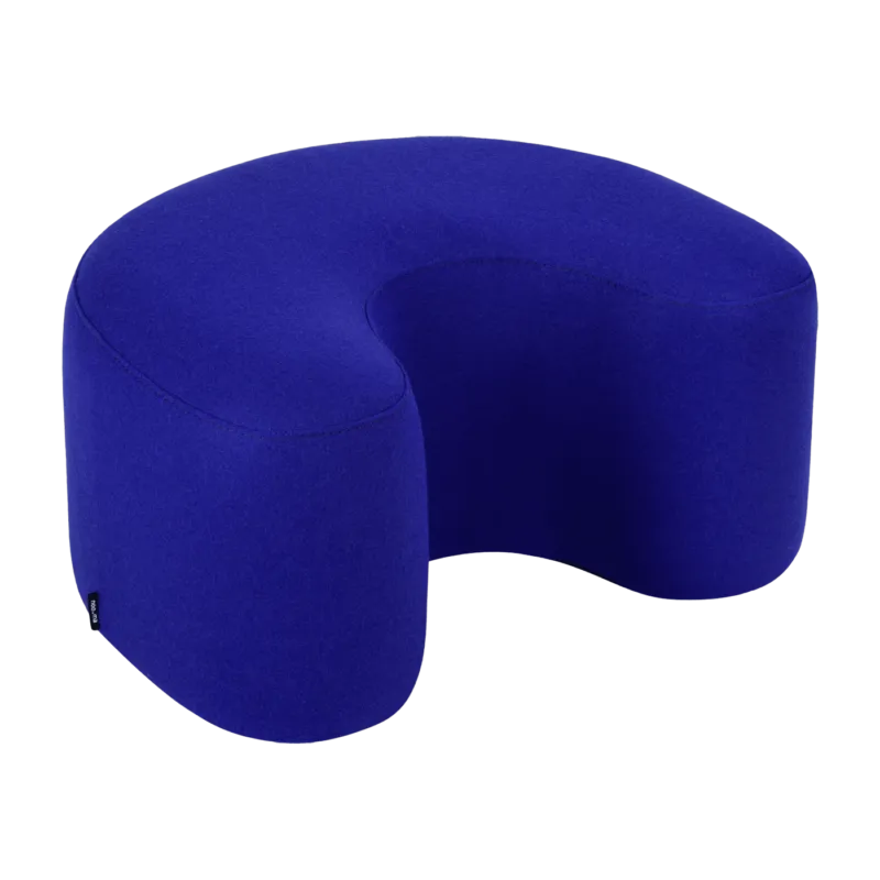 Pouf en laine myrtille Ü - noo.ma - The Cool Republic