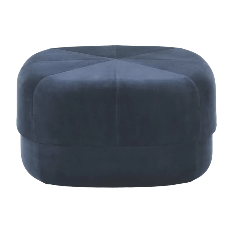 Pouf en polyester bleu foncé de taille L Circus foncé bleu - Normann Copenhagen - The Cool Republic