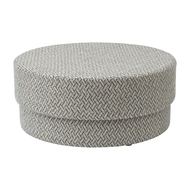 Pouf en tissu bleu Silo large Riviera bleu/Wynwood 8 Wynwood 8 - Normann Copenhagen - The Cool Republic