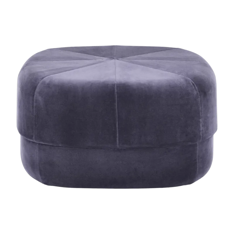 Pouf en velours 65 cm violet Circus Purple - Normann Copenhagen - The Cool Republic