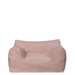 Pouf pour enfant en coton bio rose Billow - Ferm Living - The Cool Republic