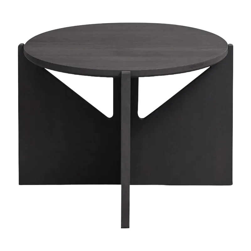 Table basse en bois noir - Kristina Dam Studio