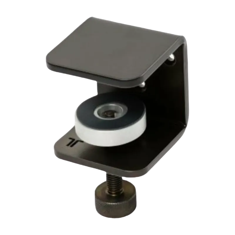 Accroche murale en acier thermolaqué noir 6x6,5cm Bracket - TIPTOE
