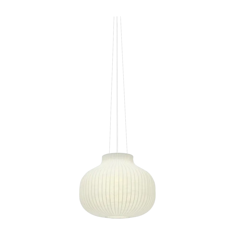 Suspension en résine et acier blanche 45 cm Strand - Muuto